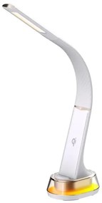 Immax 08974L - CORELLA LED RGB asztali lámpa, 7W, 12 cm, fehér, dimmelhető