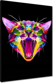 Vászonkép 60x80 Absztrakt macska