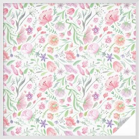 Szélvédőfólia Ablak Adatvédelem Virágmintás 100x100 cm