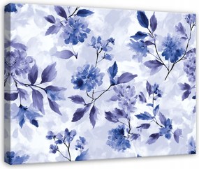 Vászonkép Virágok Lila Absztrakt Hálószoba Nappali Vászon 40x30