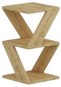 Kisasztal ALBENI 50x30 cm barna