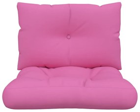 2 db rózsaszín oxford szövet raklappárna