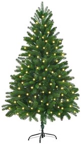 Mű karácsonyfa LED -es lámpákkal Zöld 180 cm PE