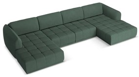 Zöld sarokkanapé Hoku – Makamii