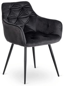Fekete Bársony Étkezőszék. MODESTO