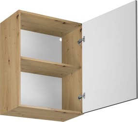 Felső szekrény, artisan tölgy/szürke matt, univerzális, LANGEN G60