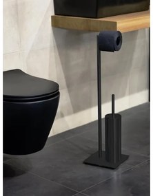 WENKO 71556800 - RECCO WC-szett, 20x71,5 cm, fekete