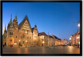 Plakátok keretben 60x40 Wroclaw városháza