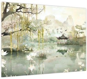 Kép - Kínai tó (70x50 cm)