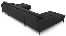 Sötétszürke sarokkanapé (U alakú) Bali – Cosmopolitan Design