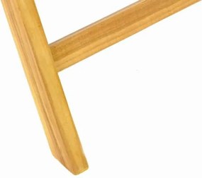 DIVERO® Kerti szék állítható tíkfa