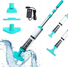 Poolypoly 3AZ1BEN Vezeték Nélküli Medence Porszívó Akkumulátorral. Türkizkék