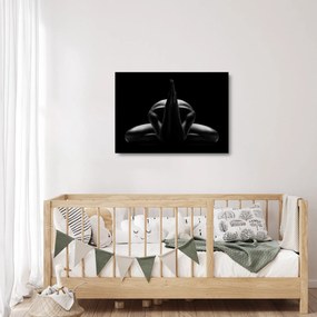 Meztelen nő képe (üvegen) (70x50 cm)