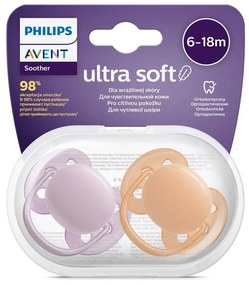 Baba cumi Ultrasoft Premium Avent 6-18 hónap 2 darab lány, vel. 6-18 h