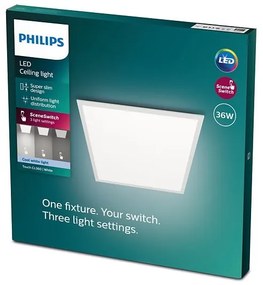Philips - LED Dimmelhető mennyezeti lámpa SLIM SCENE SWITCH LED/36W/230V 4000K