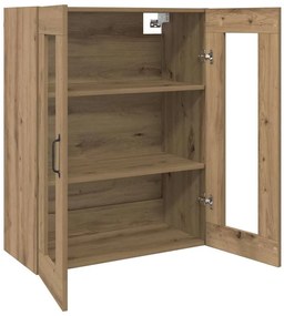 Fali Szekrények 2 pcs kézműves tölgy 69,5 x 34 x 90 cm Faanyag