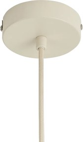 Japandi függőlámpa bézs színű, vászonernyővel 50cm - Fedde