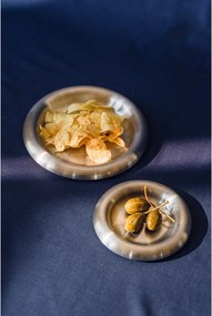 Ezüstszínű rozsdamentes acél tányér készlet 2 db-os ø 28 cm Roto – noo.ma