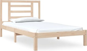 vidaXL tömör fenyőfa ágy matrac nélkül 90 x 200 cm
