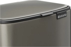 Szürke acél pedálos szemetes 7 l Bo – Brabantia