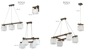 Jupiter 1093 - PO4 - Függeszték POLA 4xE27/60W/230V