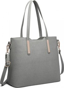 Ezüst 3 darabos luxus női táskaszett „Trio”