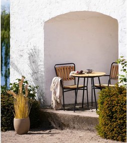 Teakfa kerek étkezőasztal ø 70 cm Cleveland – House Nordic