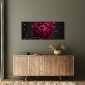 A 3D absztrakció képe (120x50 cm)