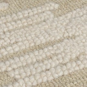 Bézs kézi szövésű gyapjú szőnyeg 200x290 cm Dion Ikat – Flair Rugs