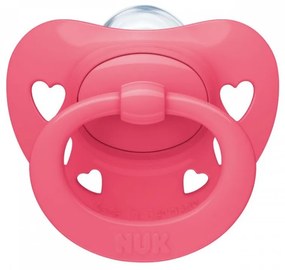 Baba cumi  NUK Signature 6-18 h rózsaszín heart, vel. 6-18 m