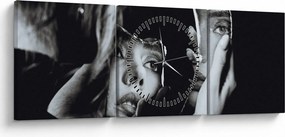 Kép - Tükörbe nézve (órával) (90x30 cm)