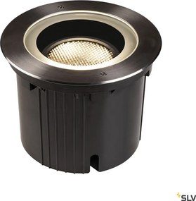SLV 1002897 DASAR Kültéri Talajba Építhető Lámpa Fekete, Rozsdamentes acél LED IP65
