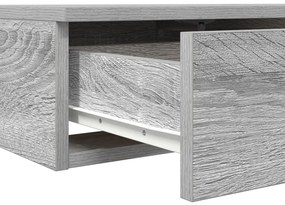 Ágy Fiókok Szürke Sonoma 100x36,5x16,5 cm Mérnöki Fa