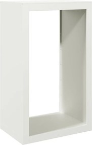 vidaXL fehér acél tűzifatároló 60 x 40 x 100 cm