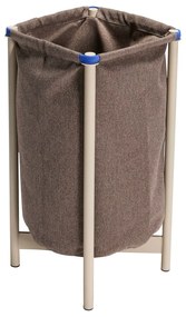 Bézs textil szennyeskosár Pod – Hübsch
