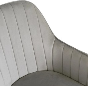 TOM forgószék, szürke bársony