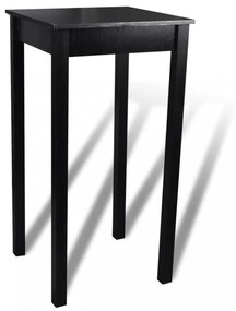 fekete MDF bárasztal 55 x 55 x 107 cm