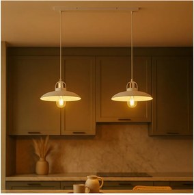 Brilagi - LED Csillár zsinóron FLAMENGO 2xE27/60W/230V fehér