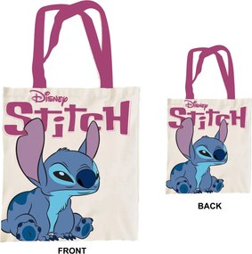 Disney Lilo és Stitch, A csillagkutya Cosmic Cutie vászontáska, bevásárlótáska 44 cm
