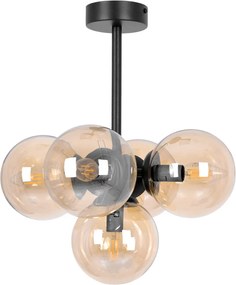 KAJA K-5367 PIRO Fekete Színű Mennyezeti Lámpa 5xE14 10W IP20