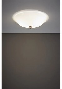 Fehér mennyezeti lámpa üveg búrával ø 35 cm Polar – Markslöjd