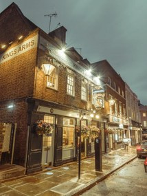 Poszter 30x40cm King Arms Pub Greenwich, Assaf Frank