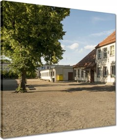 Vászonkép 40x40 Iskola Szegeden