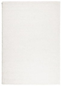 PAMPLONA krémszínű magas szálú bolyhos modern szőnyeg 120x170cm