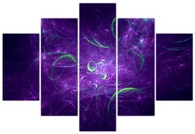Kép - lila absztrakció (150x105 cm)