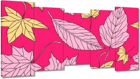 Vászonkép 150x80 Modern szárított levelek