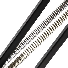 Ipari állólámpa fekete, állítható - Hobby