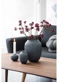Hammershoi antracitszürke agyagkerámia váza, ⌀ 8,5 cm - Kähler Design