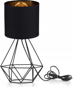 Éjjeli lámpa Loft asztali lámpa led E27 lámpabúra