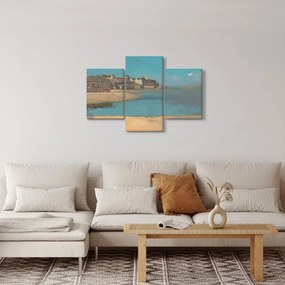 Kép - Odilon Redon, Village by the Sea in Brittany, reprodukciók (90x60 cm)